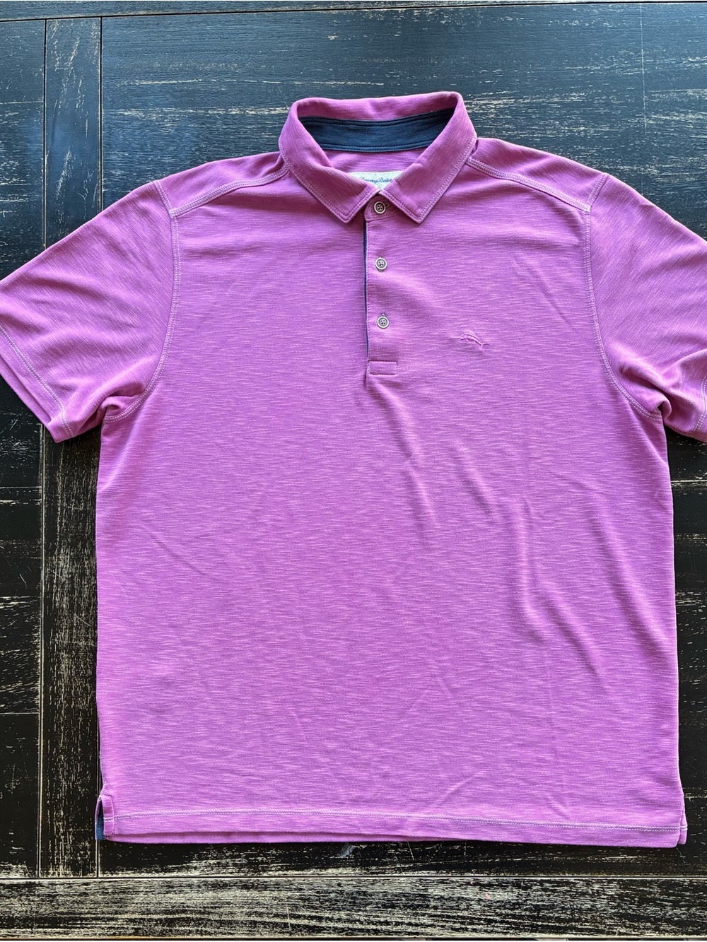 Tommy Bahama Men's Lavender Short Sleeve Polo size L